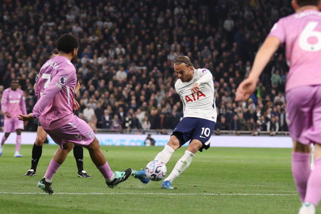 Tottenham Hotspur v Coventry City 19 October 2026 London - Premier League Football - Tottenham Hotspur v Coventry City - James Maddison of Tottenham Hotspur scores the opening goal - (Photo by Jacques Feeney) London UK Copyright: xJacquesxFeeneyxOffside