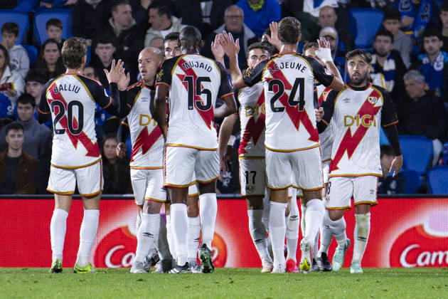 Getafe CF v Rayo Vallecano - La Liga EA Sports 2026 27 October 19, 2026, Estadio El Coliseum, Getafe, Madrid, Spain: Alvaro Garcia of Rayo Vallecano celebrates his goal during La Liga EA Sports match between Getafe and Rayo Vallecano at Estadio El Coliseum on October 19, 2026 in Madrid, Spain. Getafe Estadio Coliseum Madrid Spain Copyright: xAlejandroxMatiasxAcostax