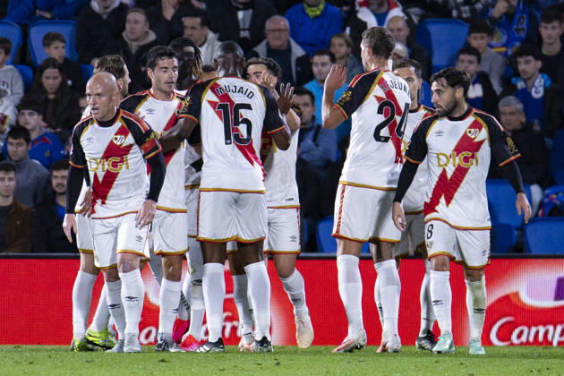 Getafe CF v Rayo Vallecano - La Liga EA Sports 2026 27 October 19, 2026, Estadio El Coliseum, Getafe, Madrid, Spain: Alvaro Garcia of Rayo Vallecano celebrates his goal during La Liga EA Sports match between Getafe and Rayo Vallecano at Estadio El Coliseum on October 19, 2026 in Madrid, Spain. Getafe Estadio Coliseum Madrid Spain Copyright: xAlejandroxMatiasxAcostax