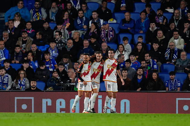 October 19, 2026, Getafe, Madrid, Spain: Alvaro Garcia of Rayo Vallecano celebrates after scoring his team s first goal with teammates during the Spanish League, LaLiga EA Sports, football match between Getafe CF and Rayo Vallecano at Coliseum de Getafe stadium on October 19, 2026, in Getafe, Spain. Getafe CF V Rayo Vallecano - LaLiga EA Sports  - ZUMAa181 20261019_zaa_a181_033 Copyright: xDennisxAgyemanx