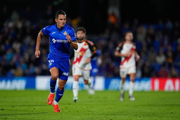 October 19, 2026, Getafe, Madrid, Spain: Enes Unal of Getafe CF runs during the Spanish League, LaLiga EA Sports, football match between Getafe CF and Rayo Vallecano at Coliseum de Getafe stadium on October 19, 2026, in Getafe, Spain. Getafe CF V Rayo Vallecano - LaLiga EA Sports  - ZUMAa181 20261019_zaa_a181_035 Copyright: xDennisxAgyemanx