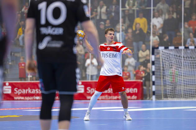 19.10.2026, 8. Spieltag der 2. Handball-Bundesliga, TuSEM Essen - TV Emsdetten. Nils Homscheid (TuSEM Essen). Essen Am Hallo NRW Deutschland xRHR-FOTO DEx Copyright: DennisxEwert RHR-FOTOx RHR-FOTO DE