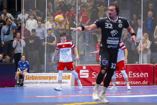 19.10.2026, 8. Spieltag der 2. Handball-Bundesliga, TuSEM Essen - TV Emsdetten. Danilo Zunic (TuSEM Essen). Essen Am Hallo NRW Deutschland xRHR-FOTO DEx Copyright: DennisxEwert RHR-FOTOx RHR-FOTO DE
