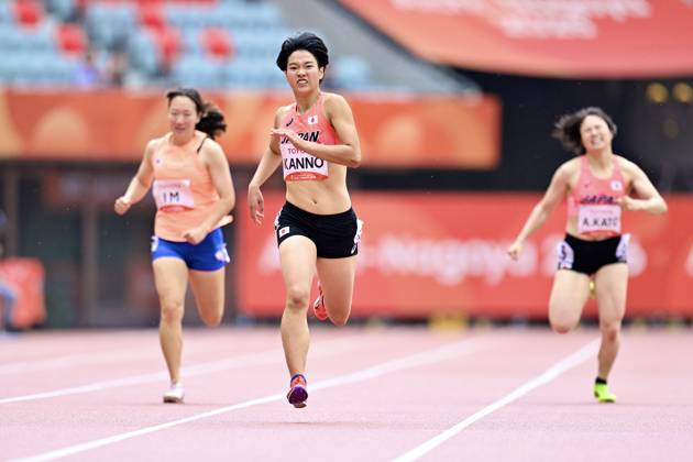 Niina Kanno (JPN), OCTOBER 20, 2026 - Para Athletics : Womens 400m T20 final during the Asian Para Games Aichi-Nagoya 2026 at Nagoya City Mizuho Park Athletic Stadium in Aichi, Japan. Noxthirdxpartyxsales  aflo_357480498 KenjiroxMatsuox