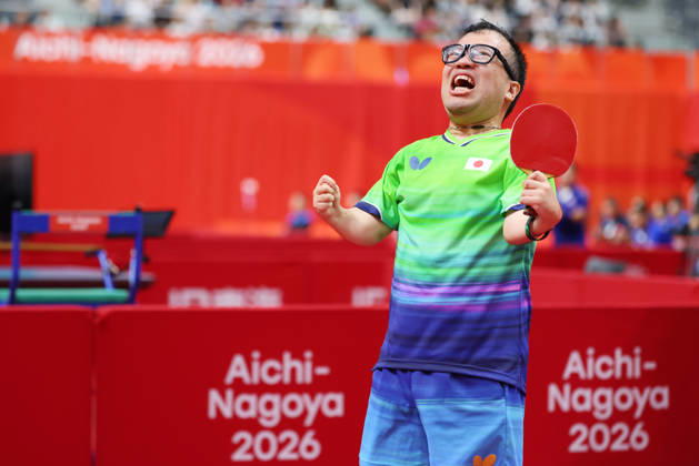 Katsuyoshi Yagi (JPN), OCTOBER 20, 2026 - Para Table tennis, Tischtennis : Men s Singles Class 7 Semi-Final during the Asian Para Games Aichi-Nagoya 2026 at SKY HALL TOYOTA in Aichi, Japan. Noxthirdxpartyxsales aflo_357522972 NaokixMoritax