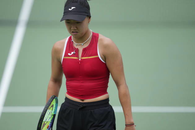WTA, Tennis Damen Kinoshita Group Japan Open - Day 2 Ann Li of the United States plays during her round of 32 singles match against Emerson Jones of Australia at the 2026 Kinoshita Group Japan Open Women s tennis tournament at Utsubo Tennis Center in Osaka, Japan, on October 20, 2026. Osaka Japan  Copyright: xOwenxHammondx originalFilename:hammond-2026kino261020_np13a.jpg