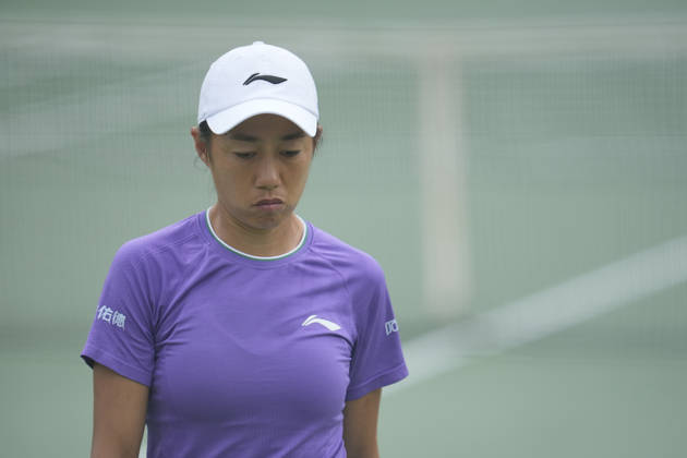 WTA, Tennis Damen Kinoshita Group Japan Open - Day 2 Shuai Zhang of China plays during her round of 32 singles match against Tereza Valentova of the Czech Republic at the 2026 Kinoshita Group Japan Open Women s tennis tournament at Utsubo Tennis Center in Osaka, Japan, on October 20, 2026. Osaka Japan  Copyright: xOwenxHammondx originalFilename:hammond-2026kino261020_npkTV.jpg