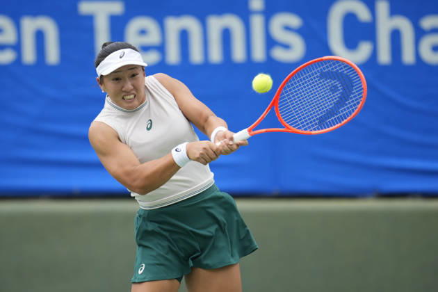 WTA, Tennis Damen Kinoshita Group Japan Open - Day 2 Claire Liu of the United States competes in her round of 32 singles match against Magda Linette of Poland at the 2026 Kinoshita Group Japan Open Women s tennis tournament at Utsubo Tennis Center in Osaka, Japan, on October 20, 2026. Osaka Japan  Copyright: xOwenxHammondx originalFilename:hammond-2026kino261020_npKuf.jpg