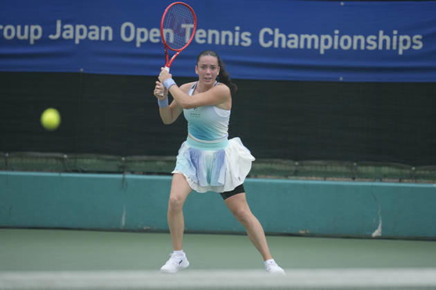 WTA, Tennis Damen Kinoshita Group Japan Open - Day 2 Tereza Valentova of the Czech Republic plays against Shuai Zhang of China during their round of 32 singles match at the 2026 Kinoshita Group Japan Open Women s tennis tournament at Utsubo Tennis Center in Osaka, Japan, on October 20, 2026. Osaka Japan  Copyright: xOwenxHammondx originalFilename:hammond-2026kino261020_npNPX.jpg