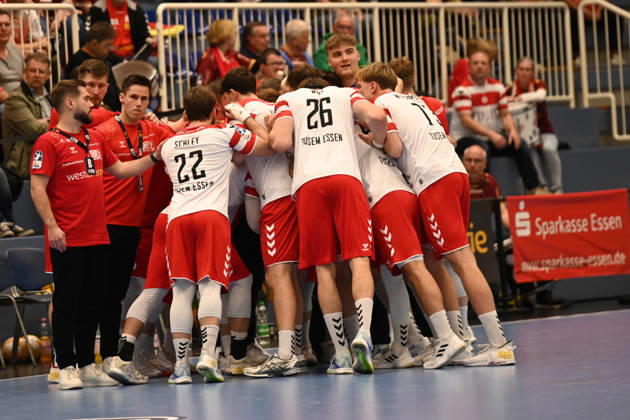TuSEM Essen - TV Emsdetten 19.10.2026 TuSEM Essen, 2. Handball Bundesliga TuSEM Essen - TV Emsdetten am 19. Oktober 2026 in der Sporthalle am Hallo, Essen. Endstand: 32:25 vor 2.132 Zuschauer.
