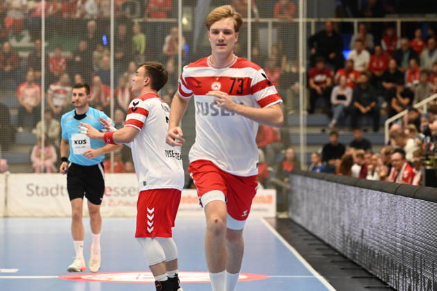 Finley Werschkull TuSEM Essen - TV Emsdetten 19.10.2026 Finley Werschkull (TuSEM Essen), 2. Handball Bundesliga TuSEM Essen - TV Emsdetten am 19. Oktober 2026 in der Sporthalle am Hallo, Essen. Endstand: 32:25 vor 2.132 Zuschauer.