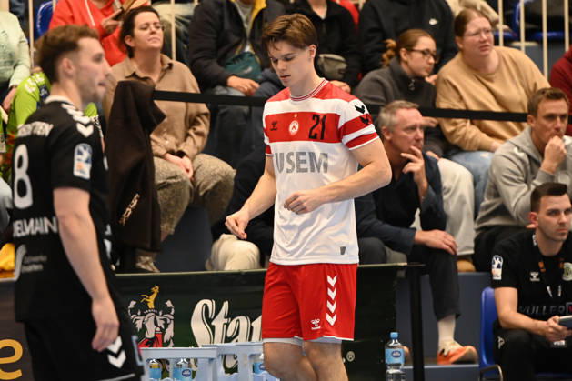 Felix Eißing TuSEM Essen - TV Emsdetten 19.10.2026 Felix Eißing (TuSEM Essen), 2. Handball Bundesliga TuSEM Essen - TV Emsdetten am 19. Oktober 2026 in der Sporthalle am Hallo, Essen. Endstand: 32:25 vor 2.132 Zuschauer.