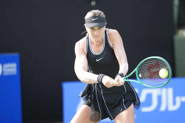 WTA, Tennis Damen Kinoshita Group Japan Open - Day 2 Paula Badosa of Spain competes in her round of 32 singles match against Antonia Ruzic of Croatia at the 2026 Kinoshita Group Japan Open Women s tennis tournament at Utsubo Tennis Center in Osaka, Japan, on October 20, 2026. Osaka Japan Copyright: xOwenxHammondx originalFilename:hammond-2026kino261020_npS2i