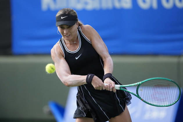 WTA, Tennis Damen Kinoshita Group Japan Open - Day 2 Paula Badosa of Spain competes in her round of 32 singles match against Antonia Ruzic of Croatia at the 2026 Kinoshita Group Japan Open Women s tennis tournament at Utsubo Tennis Center in Osaka, Japan, on October 20, 2026. Osaka Japan Copyright: xOwenxHammondx originalFilename:hammond-2026kino261020_npVVf