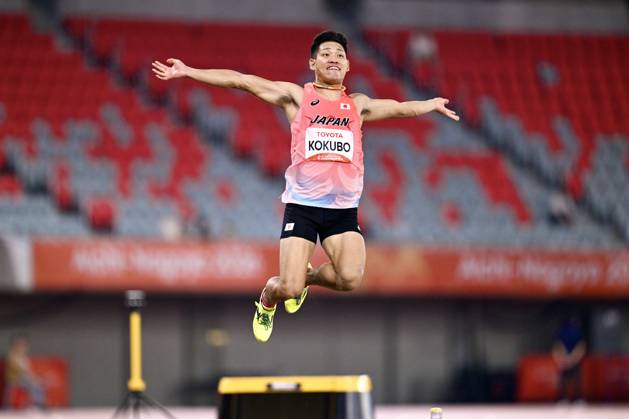 Kanta Kokubo (JPN), OCTOBER 20, 2026 - Para Athletics : Men s Long Jump T20 final during the Asian Para Games Aichi-Nagoya 2026 at Nagoya City Mizuho Park Athletic Stadium in Aichi, Japan. Noxthirdxpartyxsales  aflo_357563808 KenjiroxMatsuox