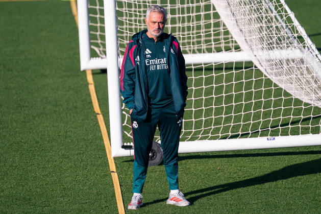 SOCCER - UEFA Champions League - Real Madrid - press conference, PK, Pressekonferenz Photo by IPA ABACAPRESS.COM89945064 - MADRID, SPAIN - OCTOBER 20: Jose Mourinho, head coach of Real Madrid CF, during training the day before Matchday 3 of the 2026 27 UEFA Champions League group stage at Ciudad Real Madrid on October 20, 2026, in Madrid, Spain. during the Real Madrid press conference following the UEFA Champions League soccer match in Madrid, Spain, on October 20, 2026 Madrid Spain Copyright: xIPAxSport ABACAx