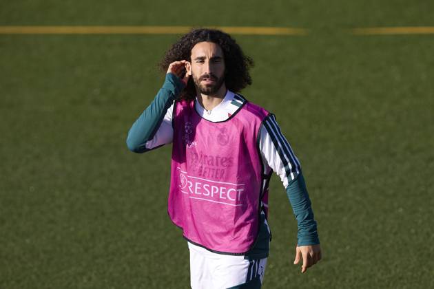 October 20, 2026, Madrid, Spain: Marc Cucurella (Real Madrid CF) is seen in action during a training session on the eve of the UEFA Champions League 2026 2027 match between Real Madrid CF and RB Leipzig..Real Madrid CF is holding its final training session ahead of its third UEFA Champions League game. UEFA Champions League 2026 2027 - Real Madrid CF Training Session In Madrid, Spain - 20 Oct 2026  - ZUMAs197 20261020_aaa_s197_006 Copyright: xFedericoxTitonex
