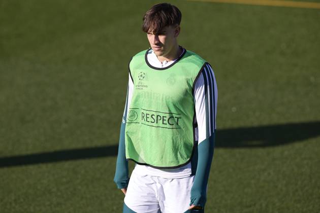 October 20, 2026, Madrid, Spain: Carlos Espi (Real Madrid CF) is seen in action during a training session on the eve of the UEFA Champions League 2026 2027 match between Real Madrid CF and RB Leipzig..Real Madrid CF is holding its final training session ahead of its third UEFA Champions League game. Madrid Spain - ZUMAs197 20261020_aaa_s197_013 Copyright: xFedericoxTitonex