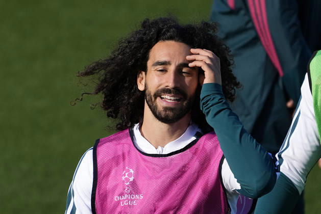 REAL MADRID CF v RB LEIPZIG. CHAMPIONS LEAGUE 2026 2027. ROUND 3. Real Madrid CF s Marc Cucurella during training session prior to the Champions League round 3 match against RB Leipzig. October 20 2026. (ALTERPHOTOS Acero) MadridSpain  Copyright: xAcerox
