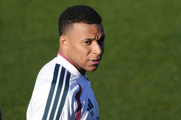 REAL MADRID CF v RB LEIPZIG. CHAMPIONS LEAGUE 2026 2027. ROUND 3. Real Madrid CF s Kylian Mbappe during training session prior to the Champions League round 3 match against RB Leipzig. October 20 2026. (ALTERPHOTOS Acero) MadridSpain  Copyright: xAcerox