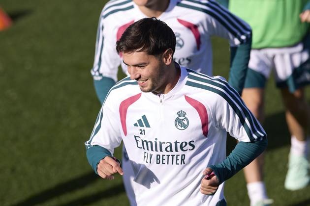 UEFA Champions League 2026 2027 - Real Madrid CF training session in Madrid, Spain - 20 Oct 2026 Brahim Diaz (Real Madrid CF) is seen in action during a training session on the eve of the UEFA Champions League 2026 2027 match between Real Madrid CF and RB Leipzig. Real Madrid CF is holding its final training session ahead of its third UEFA Champions League game. Madrid Spain Copyright: xFedericoxTitonex xSOPAxImagesx Federico-Titone-1460412
