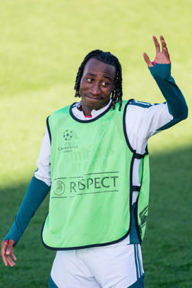 IPA89946296 - MADRID, SPAIN - OCTOBER 20: Yan Diomande of Real Madrid CF during training the day before Matchday 3 of the 2026 27 UEFA Champions League group stage at Ciudad Real Madrid on October 20, 2026, in Madrid, Spain. during Real Madrid - Training and press conference, PK, Pressekonferenz a UEFA Champions League soccer match in Madrid, Spain, on October 20, 2026  Copyright: xTomasxGarrido IPAxSportx xx IPA89946296 IPA89946296