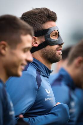 Club s Brandon Mechele is pictured during a training session of Belgian soccer team Club Brugge KV, Tuesday 20 October 2026 in Knokke-Heist. Club is preparing for the third game in the UEFA Champions League league phase against French team Racing Club de Lens tomorrow. BRUNOxFAHY  x190373401x