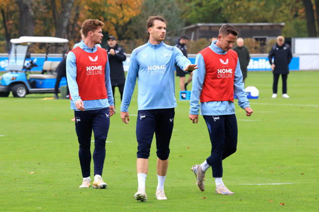 20.10.2026, DEU GER, Fussball , 2.Fussballbundesliga, Saison 2026 2027, Sportforum, Hertha BSC, Training Sebastian Groenning ( Hertha BSC Berlin 17 ), Pascal Klemens ( Hertha BSC Berlin 41 ), Paul Seguin ( Hertha BSC Berlin 30 ) 2. Liga: DFB DFL regulations prohibit any use of photographs as image sequences and or quasi-video) nordphoto GmbH Engler Berlin Sportforum Berlin Deutschland Copyright: xNordphotox xEnglerx