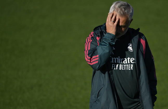 Real Madrid training session ahead of Champions Leage match against RB Leipzig MADRID, SPAIN - OCTOBER 20: Jose Mourinho, head coach of Real Madrid leads the training session at the club s Valdebebas training complex ahead of their UEFA Champions League third-round match against RB Leipzig, on October 20, 2026 in Madrid, Spain. Burak Akbulut Anadolu Madrid Spain. Editorial use only. Please get in touch for any other usage.  Copyright: x2026xAnadoluxBurakxAkbulutx