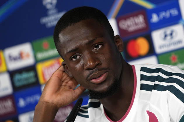 Real Madrid CF s Ibrahima Konate in press conference, PK, Pressekonferenz after raining session prior to the Champions League round 3 match against RB Leipzig. October 20 2026. (20261020294)