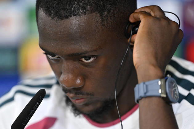 Real Madrid press meeting ahead of UCL match against RB Leipzig MADRID, SPAIN - OCTOBER 20: Head coach Jose Mourinho (not seen) and player Ibrahima Konate of Real Madrid answer journalists questions at a press conference, PK, Pressekonferenz after a training session at the club s Valdebebas facilities, ahead of the UEFA Champions League match against RB Leipzig, in Madrid, Spain on October 20, 2026. Burak Akbulut Anadolu Madrid Spain. Editorial use only. Please get in touch for any other usage. Copyright: x2026xAnadoluxBurakxAkbulutx