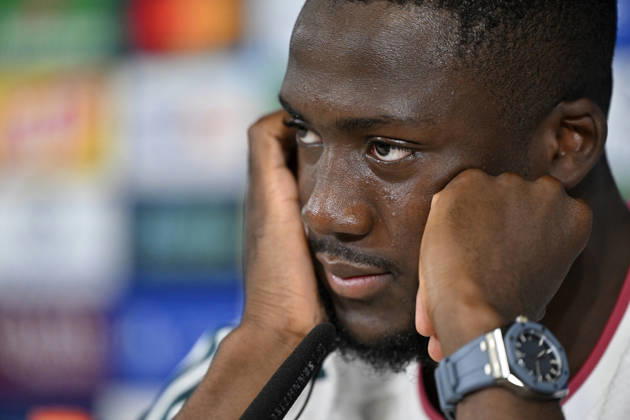 Real Madrid press meeting ahead of UCL match against RB Leipzig MADRID, SPAIN - OCTOBER 20: Head coach Jose Mourinho (not seen) and player Ibrahima Konate of Real Madrid answer journalists questions at a press conference, PK, Pressekonferenz after a training session at the club s Valdebebas facilities, ahead of the UEFA Champions League match against RB Leipzig, in Madrid, Spain on October 20, 2026. Burak Akbulut Anadolu Madrid Spain. Editorial use only. Please get in touch for any other usage. Copyright: x2026xAnadoluxBurakxAkbulutx