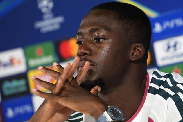 Real Madrid CF s Ibrahima Konate in press conference, PK, Pressekonferenz after raining session prior to the Champions League round 3 match against RB Leipzig. October 20 2026. (20261020375)