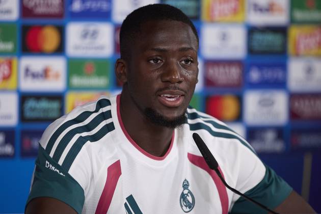 October 20, 2026, Madrid, Spain: Ibrahima Konate (Real Madrid CF) attends a press conference, PK, Pressekonferenz on the eve of the UEFA Champions League 2026 2027 match between Real Madrid CF and RB Leipzig..Real Madrid CF is holding a press conference ahead of its third UEFA Champions League game. Madrid Spain - ZUMAs197 20261020_aaa_s197_060 Copyright: xFedericoxTitonex