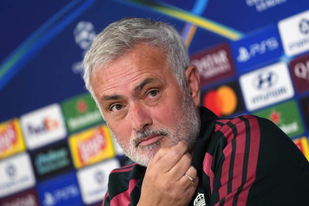 Real Madrid CF s coach Jose Mourinho in press conference, PK, Pressekonferenz after raining session prior to the Champions League round 3 match against RB Leipzig. October 20 2026. (20261020435)