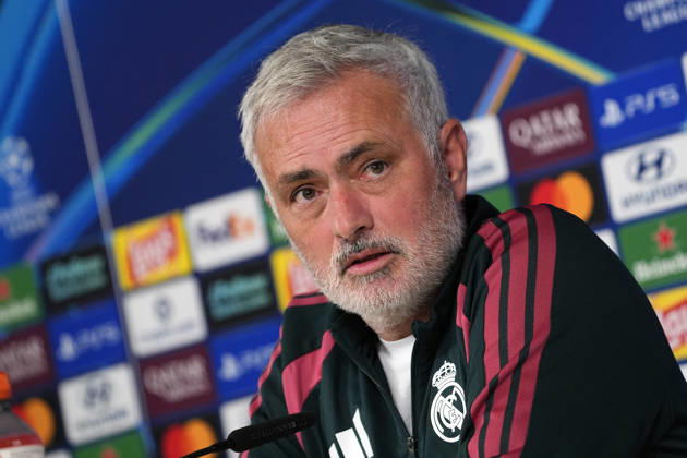 Real Madrid CF s coach Jose Mourinho in press conference, PK, Pressekonferenz after raining session prior to the Champions League round 3 match against RB Leipzig. October 20 2026. (20261020468)