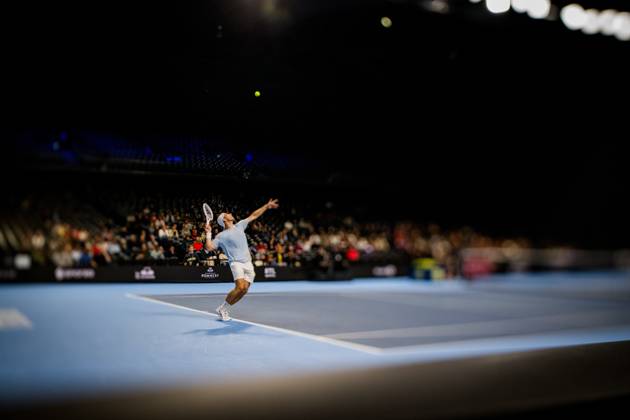 Tallon Griekspoor of the Netherlands pictured in action during the European Open ATP, Tennis Herren tennis tournament in Brussels, on Tuesday 20 October. This year s edition of the tournament is taking place from 17 to 25 October JASPERxJACOBS  x190378901x