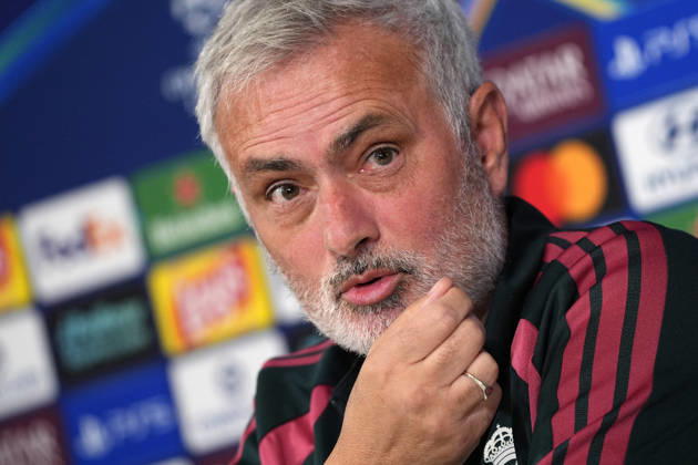 REAL MADRID CF v RB LEIPZIG. CHAMPIONS LEAGUE 2026 2027. ROUND 3. Real Madrid CF s coach Jose Mourinho in press conference, PK, Pressekonferenz after raining session prior to the Champions League round 3 match against RB Leipzig. October 20 2026. (ALTERPHOTOS Acero) MadridSpain  Copyright: xAcerox