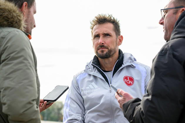 20.10.2026 - Fussball - 2. Fussball - Bundesliga - Saison 2026 2027 - 1. FC Nürnberg Nuernberg FCN ( Club ) - Training - Sportfoto Zink - xwoxzix - Miroslav Miro Klose ( Trainer 1. FC Nürnberg FCN ) im Interview