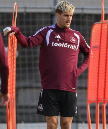 20.10.2026 - Fussball - 2. Fussball - Bundesliga - Saison 2026 2027 - 1. FC Nürnberg Nuernberg FCN ( Club ) - Training - Sportfoto Zink - xwoxzix - Sigurd Haugen ( 9, 1. FC Nürnberg FCN )