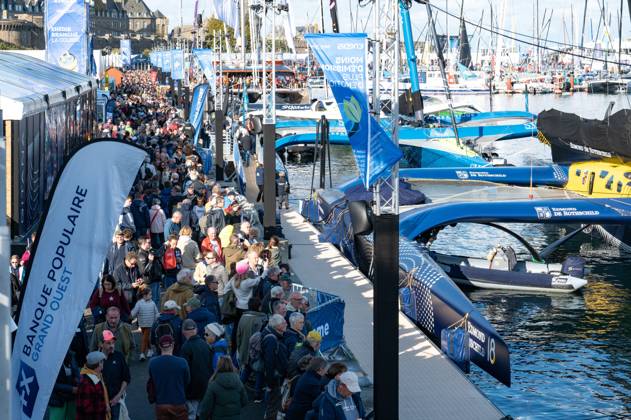 ROUTE DU RHUM PHOTOPQR OUEST FRANCE ELSA RANCEL OUEST-FRANCE ; SAINT-MALO ; 20 10 2026 ; ROUTE DU RHUM Ouverture du village de la Route du Rhum, à Saint-Malo (Ille-et-Vilaine), le 20 octobre 2026. 1,2 million de visiteurs sont attendus pour cette édition. Dans quelques jours, 118 skippers en solitaire sur leurs bateaux prendront le départ de la 13ème édition La Route du Rhum Destination Guadeloupe dont le départ sera donné au large de Saint-Malo le dimanche 1er novembre 2026 à 13h02. Photo : ELSA RANCEL OUEST-FRANCE SAINT-MALO; 20 10 2026 opening of the Route du Rhum race village. SAINT-MALO France  Copyright: xPHOTOPQR OUESTxFRANCE MAXPPPxELSAxRANCELx xOUEST-FRANCEx 20261020OFR6838 20261020OFR6838