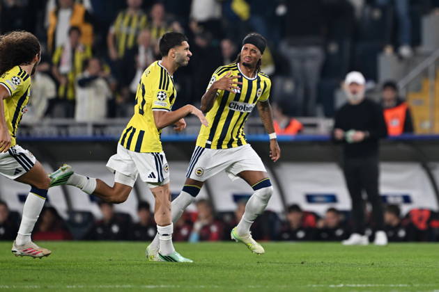 Fenerbahce v Slavia Prag - UEFA Champions League ISTANBUL, TURKIYE - OCTOBER 20: Oguz Aydin of Fenerbahce celebrates after scoring a goal during the UEFA Champions League Week 3 match between Fenerbahce and Slavia Prag at Chobani Stadium, on October 20, 2026 in Istanbul, Turkiye. Oguz Yeter Anadolu Istanbul Turkey. Editorial use only. Please get in touch for any other usage.  Copyright: x2026xAnadoluxOguzxYeterx