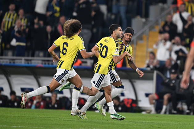 Fenerbahce v Slavia Prag - UEFA Champions League ISTANBUL, TURKIYE - OCTOBER 20: Oguz Aydin of Fenerbahce celebrates after scoring a goal during the UEFA Champions League Week 3 match between Fenerbahce and Slavia Prag at Chobani Stadium, on October 20, 2026 in Istanbul, Turkiye. Oguz Yeter Anadolu Istanbul Turkey. Editorial use only. Please get in touch for any other usage.  Copyright: x2026xAnadoluxOguzxYeterx