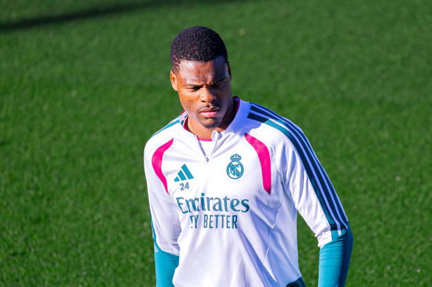 Fussball : Abschlusstraining, Real Madrid, 20.10.2026, Ciudad Real Madrid (Madrid) : Denzel Dumfries (Real Madrid, 24) Portraitfoto, Portrait, Einzelaufnahme, Porträt Copyright: xMichellexLukax