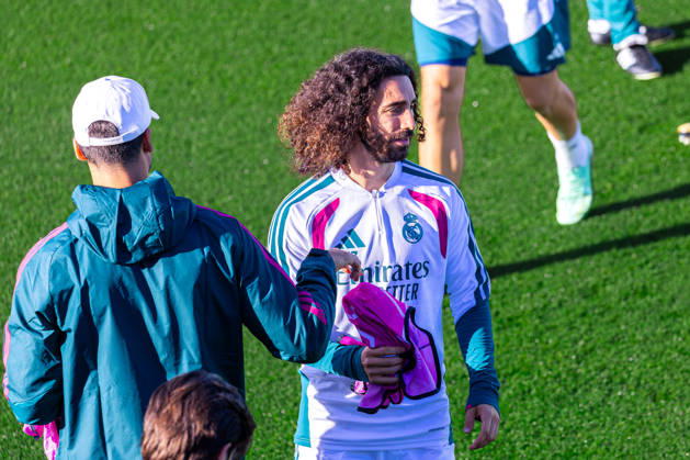Fussball : Abschlusstraining, Real Madrid, 20.10.2026, Ciudad Real Madrid (Madrid) : Marc Cucurella (Real Madrid, 17) Portraitfoto, Portrait, Einzelaufnahme, Porträt Copyright: xMichellexLukax