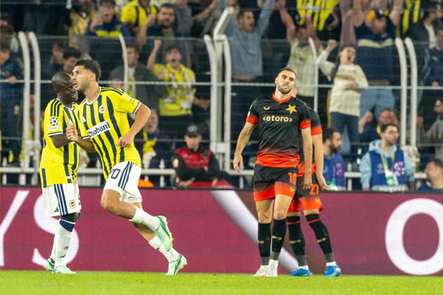 2026-10-20 Fenerbahce SK v SK Slavia Praha - UEFA Champions League 2026 27 League Phase MD3 ISTANBUL, TURKEY - OCTOBER 20: Oguz Aydin of Fenerbahce during the UEFA Champions League 2026 27 League Phase MD3 match between Fenerbahce SK and SK Slavia Praha at Ulker Sukru Saracoglu Stadium on October 20, 2026 in Istanbul, Turkey. (Photo by BSR Agency) Istanbul Turkey Content not available for redistribution in The Netherlands directly or indirectly through any third parties. Copyright: xBSRxAgencyx