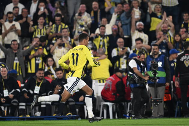 Fenerbahce v Slavia Praha - UEFA Champions League ISTANBUL, TURKIYE - OCTOBER 20: Mason Greenwood (11) of Fenerbahce celebrates after scoring a goal during the UEFA Champions League Week 3 match between Fenerbahce and Slavia Praha at Chobani Stadium, on October 20, 2026 in Istanbul, Turkiye. Oguz Yeter Anadolu Istanbul Turkey. Editorial use only. Please get in touch for any other usage.  Copyright: x2026xAnadoluxOguzxYeterx