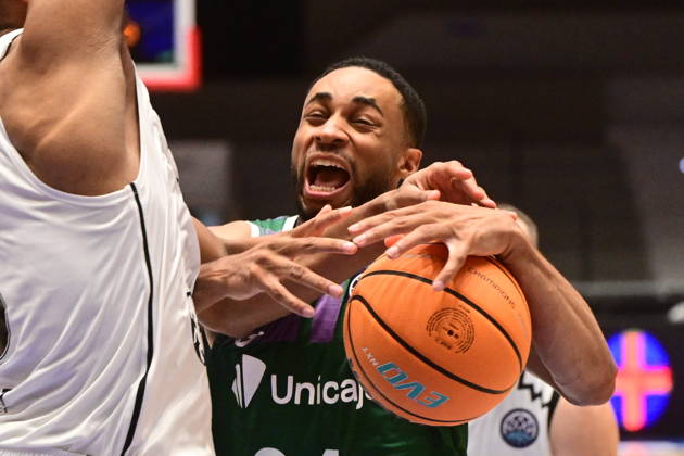 Cameron Hunt (Malaga) in action during men s Basketball Champions League, group E, 2nd round, BK KVIS Pardubice vs Unicaja Malaga, in Pardubice, Czech Republic, October 20, 2026. (CTKxPhoto JosefxVostarek) CTKPhotoP2026102007015  CTKPhotoP2026102007015