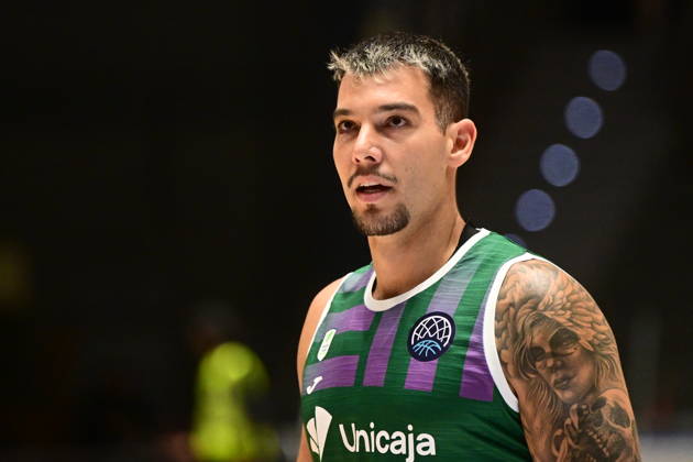 Willy Hernangomez (Malaga) is seen during men s Basketball Champions League, group E, 2nd round, BK KVIS Pardubice vs Unicaja Malaga, in Pardubice, Czech Republic, October 20, 2026. (CTKxPhoto JosefxVostarek) CTKPhotoP2026102007102  CTKPhotoP2026102007102