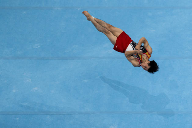 261020 Ryosuke Doi of Japan competes in floor exercise during men s team final on day four of the 2026 Artistic Gymnastics World Championships on October 20, 2026 in Rotterdam. Photo: Joel Marklund BILDBYRÅN kod JM JM0861 bbeng artistisk gymnastik artistic gymnastics gymnastik-vm vm artistic gymnastics world championships final lagfinal team final Copyright: JOELxMARKLUND BB261020JM003